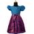Magenta twin peacock baby pattu pavadai frocks for kids