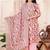Blush Pink Embroidered Floral Kurta Set With Dupatta