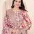 Blush Pink Embroidered Floral Kurta Set With Dupatta