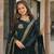 Rama georgette embroidery zari sequins flared gown with heavy dupatta