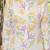White Printed Rayon Co-Ord Set with Multicolor Leaf Motif