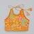 Mustard floral printed mirrow work and embroidered blouse with floral printed ghagara set