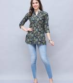 women's pure cotton jaipuri printed tunic