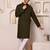 Men green kurta in cotton blend with all-over sequin embroidery