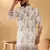 Cotton embroidered sequin chikan floral print thread work multicolor kurta