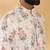 Cotton embroidered sequin chikan floral print thread work multicolor kurta