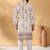 Cotton embroidered sequin chikan floral print thread work multicolor kurta