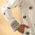 Cotton silk yoke design embroidered sequin cream kurta