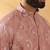 Cotton silk embroidered floral work mauve kurta