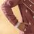 Cotton silk beads work yoke design embroidered sequin mauve kurta