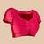 rani pink woven banarasi saree with blouse