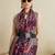 magenta woven cotton saree with blouse