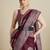 magenta weave rich pallu saree with butti blouse