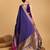 purple woven jacquard saree with blouse