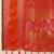 red woven jacquard saree with blouse