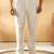 Cotton silk beads work zari embroidered sequin navy blue kurta trouser pant