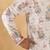 Cotton embroidered sequin chikan floral print thread work multicolor kurta with pyjama