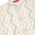 Men silk blend cream chevron embroidered nehru jacket