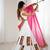 White Multicolor Thread Work Rayon Fully Stitched Lehenga Choli with Dupatta