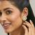 22k gold-plated elegant kundan studded & pearls beaded floral studs
