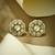 22k gold-plated elegant kundan studded & pearls beaded floral studs