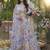 Baby Pink printed Georgette Lehenga Blouse With Dupatta