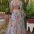 Baby Pink printed Georgette Lehenga Blouse With Dupatta