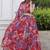 Red printed Georgette Lehenga Blouse With Dupatta