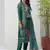 Bottel green fancy crust top embroidered salwar suit