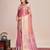 lavender kanjivaram silk blend saree with blouse