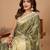 beige silk blend rich zari weave saree 