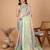 blue silk blend rich zari weave saree 