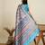 blue soft butti jacquard work cotton saree
