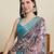 blue soft butti jacquard work cotton saree