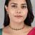 Multicolor kemp studded sleek flower necklace set