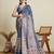 grey soft butti jacquard work cotton saree