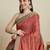 orange soft butti jacquard work cotton saree