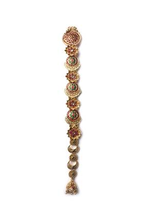 Traditional multicolor pushp jada billai 4