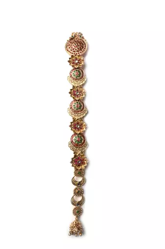Traditional multicolor pushp jada billai