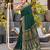 green soft cotton woven saree with blouse