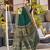 green soft cotton woven saree with blouse