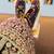 Maroon velvet zari work sneakers