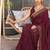 maroon soft cotton woven saree with blouse