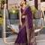 purple soft cotton woven saree with blouse