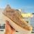 Cream suede zari & nakshi work sneakers