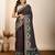 black  maslin cotton saree with blouse