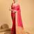 pink banarasi woven saree with blouse