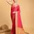pink banarasi woven saree with blouse
