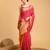 pink banarasi woven saree with blouse