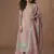 Onion pink organza simar silk embroidered Palazzo suit